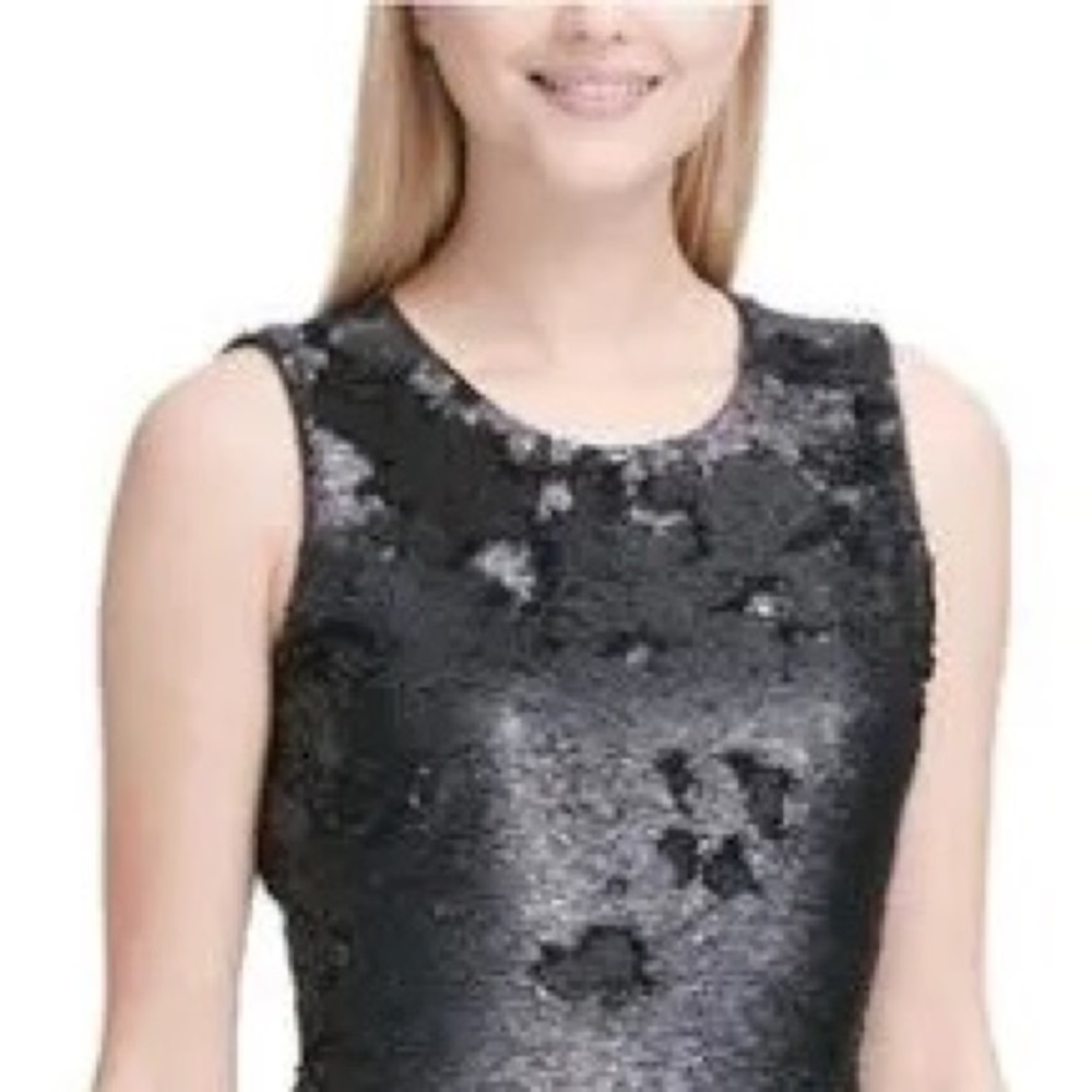 Perfect party dress! CK Black sequin tank dress nwt. You cant pass this up